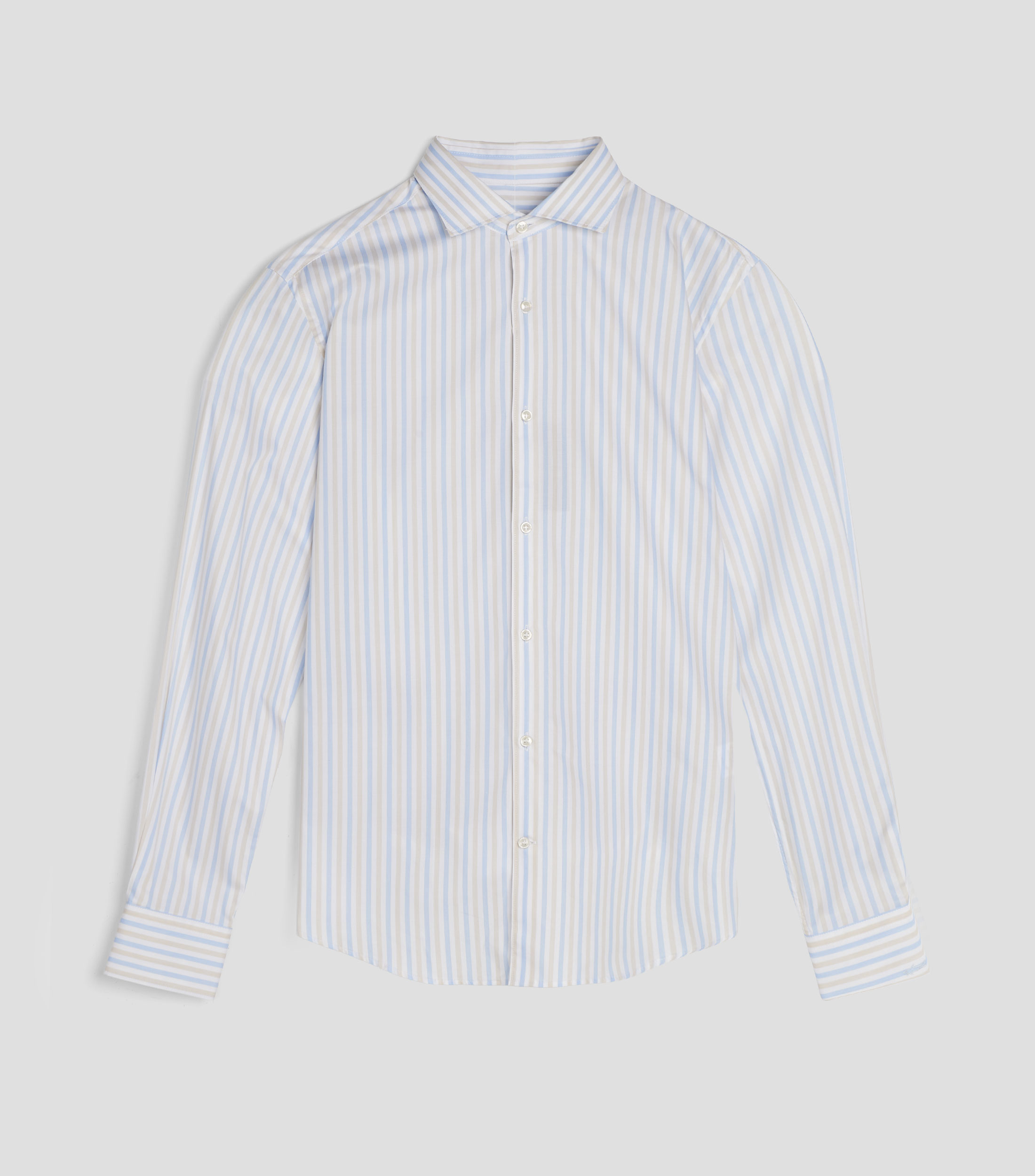 Camisa rayas manga larga Hombre